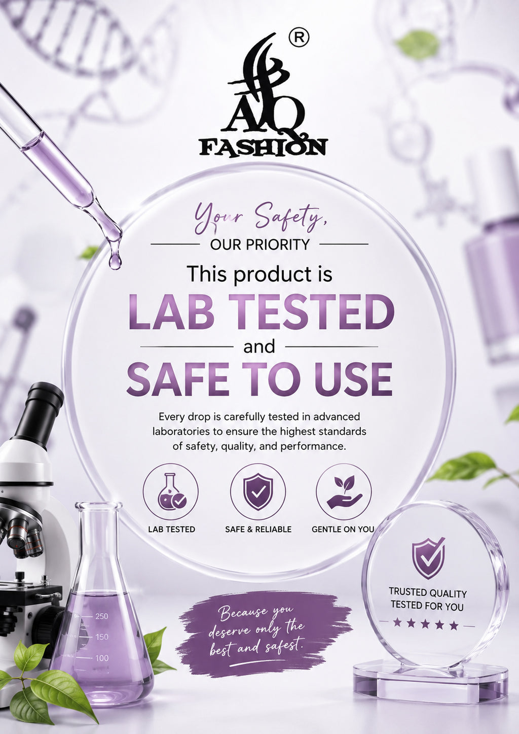 AQ Fashion Gel Nail Polish 12ml – Long Lasting Glossy Finish | Lab Tested